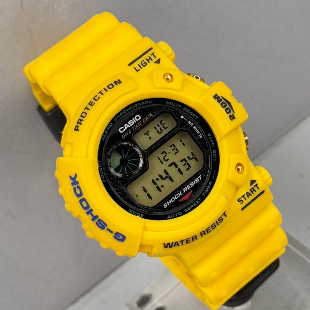 極美品 G-SHOCK DW-6300 初代フロッグマン イエロー ゴールド - メルカリ