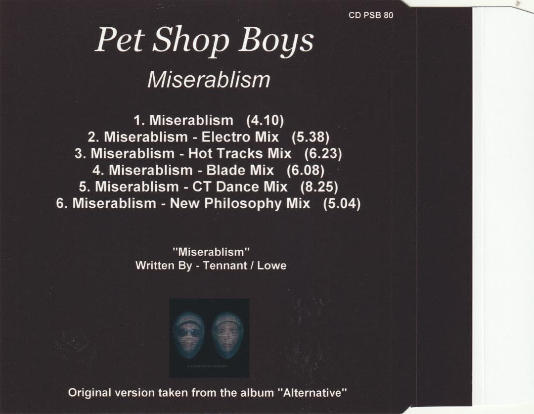 Pet Shop Boys Miserablism (REMIXES) 貴重CD - メルカリ