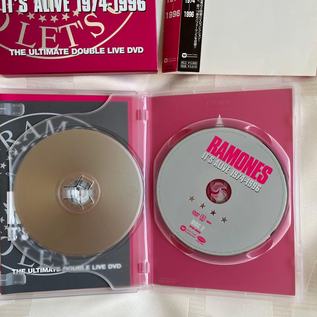 美品★ ラモーンズ イッツ アライヴ　ダブル　1974-1996 DVD