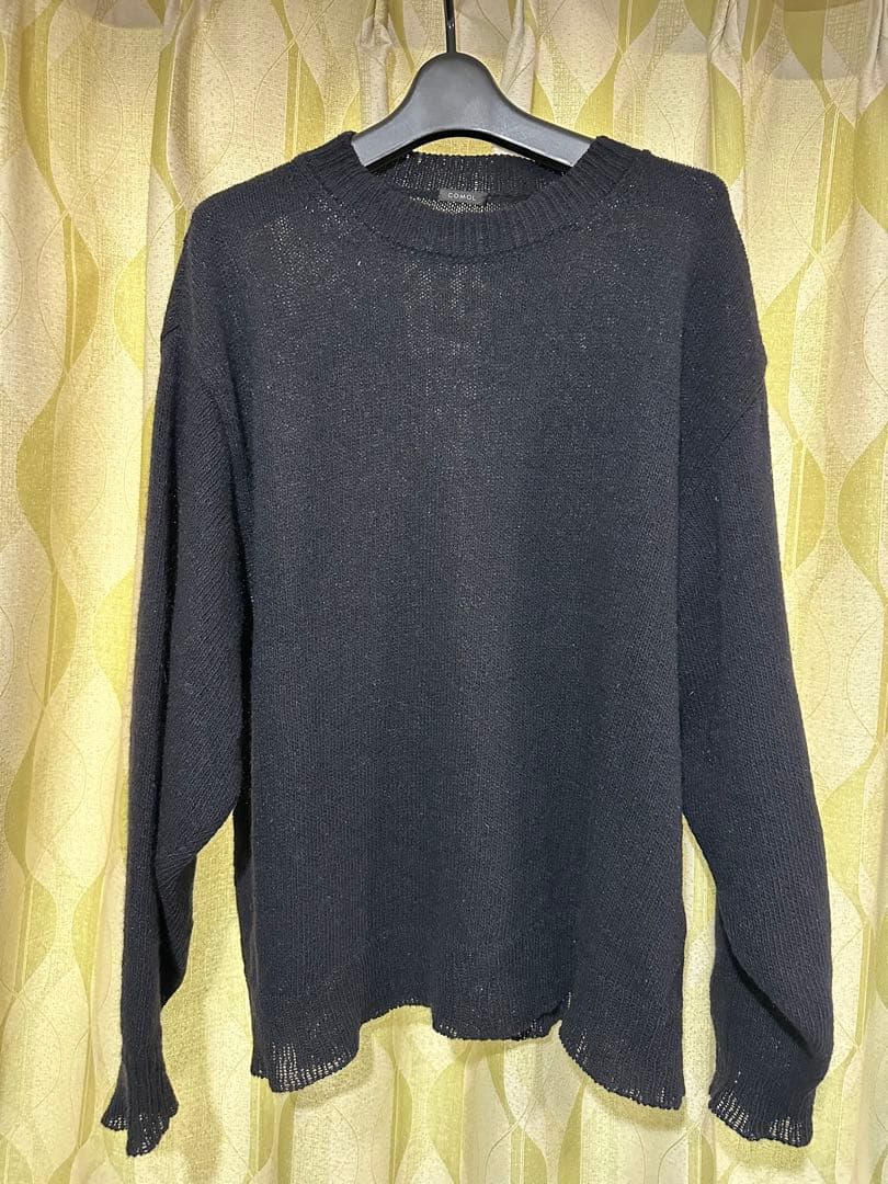 comoli カシミヤクルーネックニット　navy COMOLI / コモリ | カシミヤ クルーネックニット - Navy | 通販 - 正規