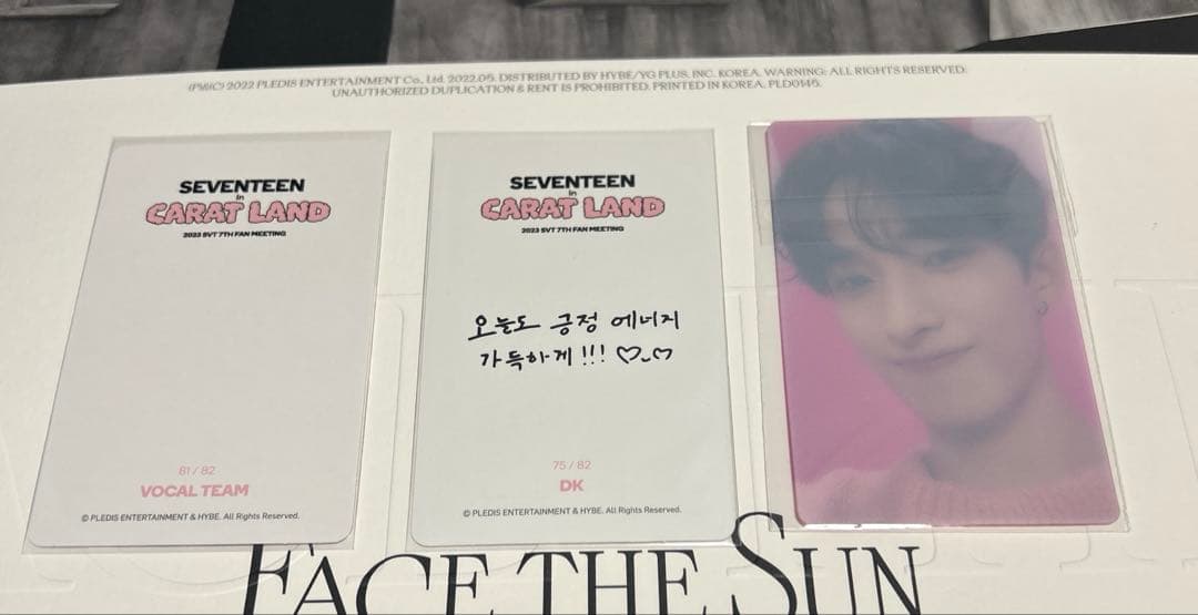 ドギョム トレカ CARAT LAND DREAM 封入 セブチ - メルカリ