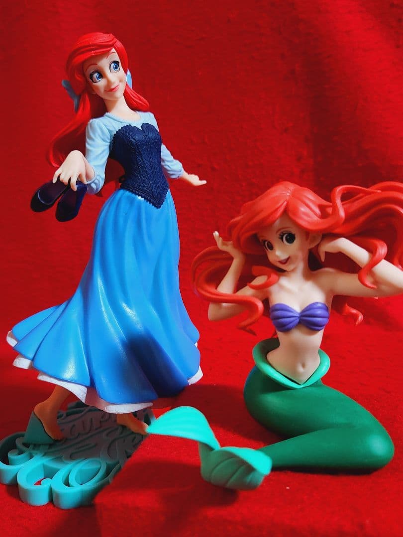ディズニー EXQ アリエル フィギュア リトルマーメイド crystalux