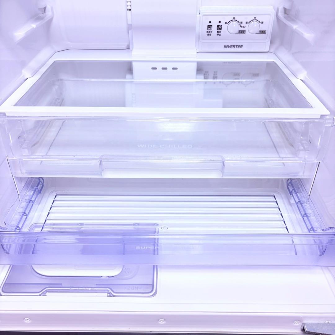 極美品】三菱 冷蔵庫 365L ガラス扉 高年式 2022年製 大容量