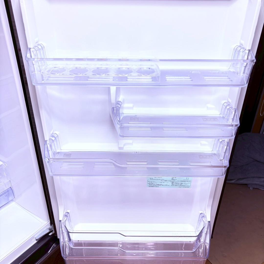 極美品】三菱 冷蔵庫 365L ガラス扉 高年式 2022年製 大容量