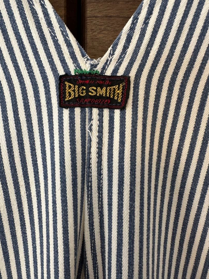 中*昌様 50s BIGSMITH エプロン付き オーバーオール ヒッコリー ダ