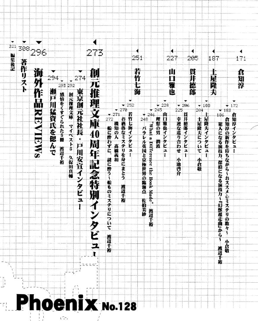 ワセダミステリクラブ機関誌「PHOENIX」ダネイ追悼特集とインタビュー特集