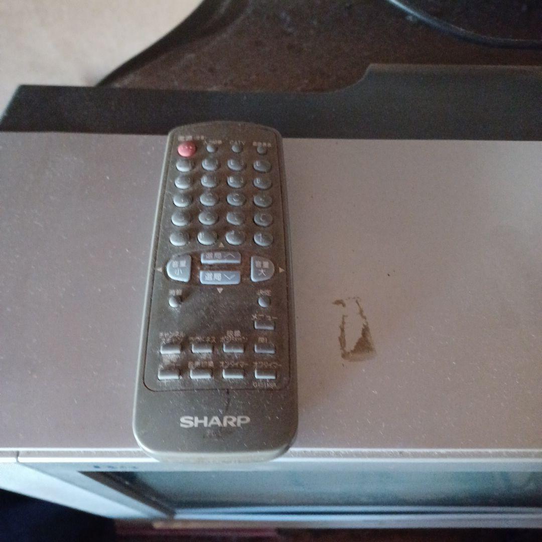 SHARP ブラウン管テレビ21型BS内臓 AV端子付 - メルカリ
