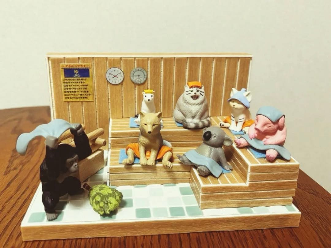 どうぶつサウナ ジオラマセット - メルカリ