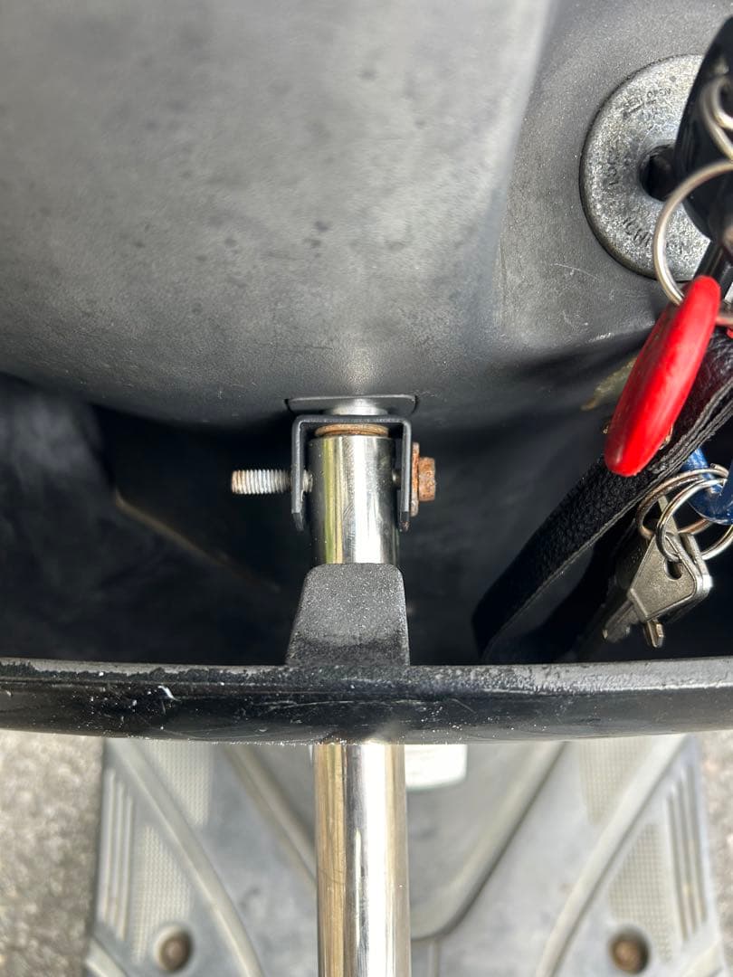 アドレスV125Gフレーム補強バーセンターバーワンツーアドブイ