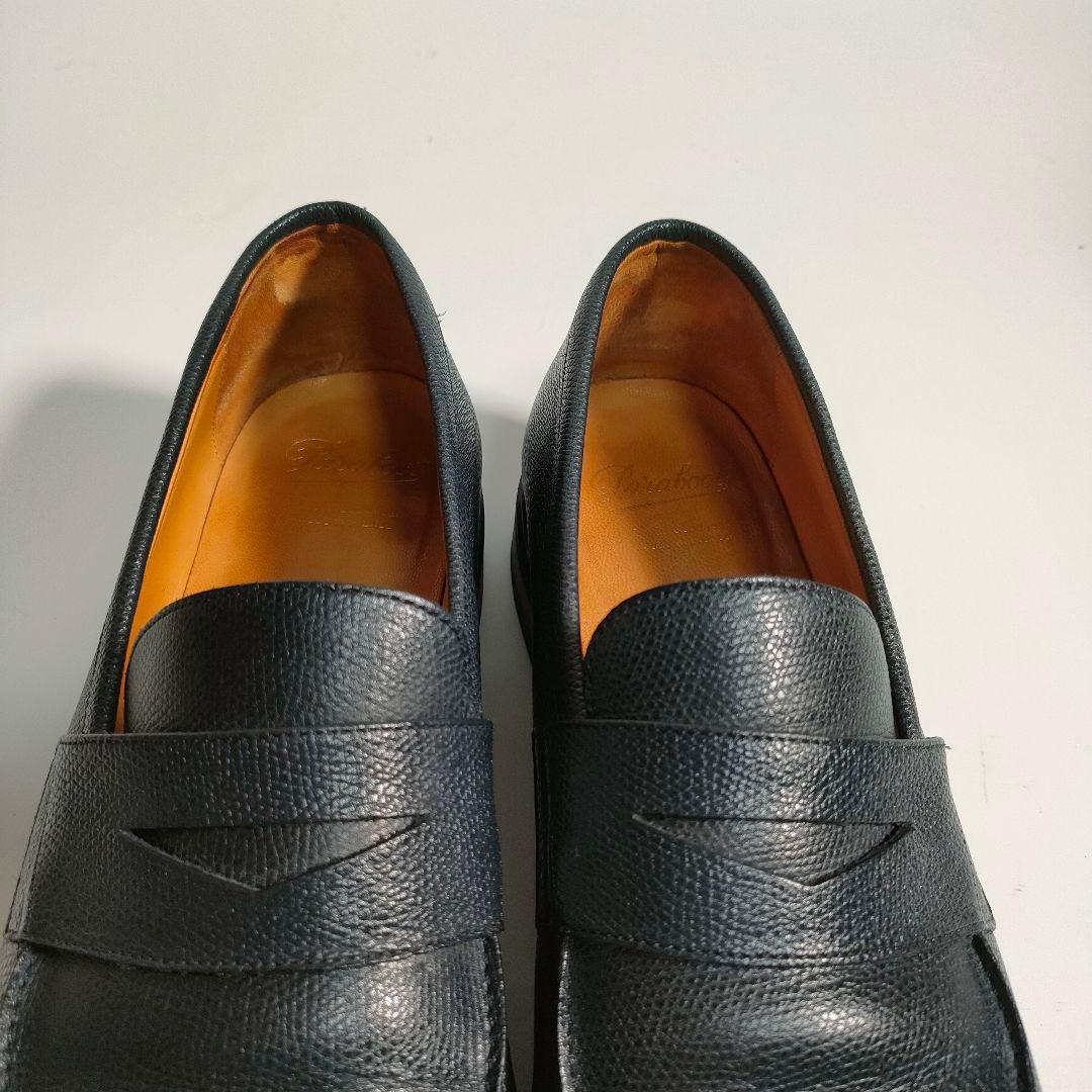 Paraboot アドニス ADONIS シボ革 箱付 ネイビー 8 - メルカリ