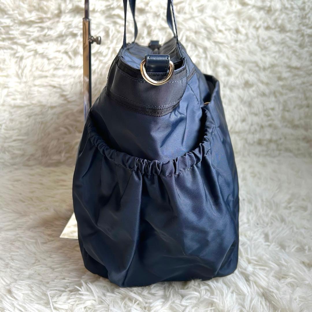 未使用 トッカ 完売品 DUAL RIBBON NYLON TOTEトートL 紺 - メルカリ