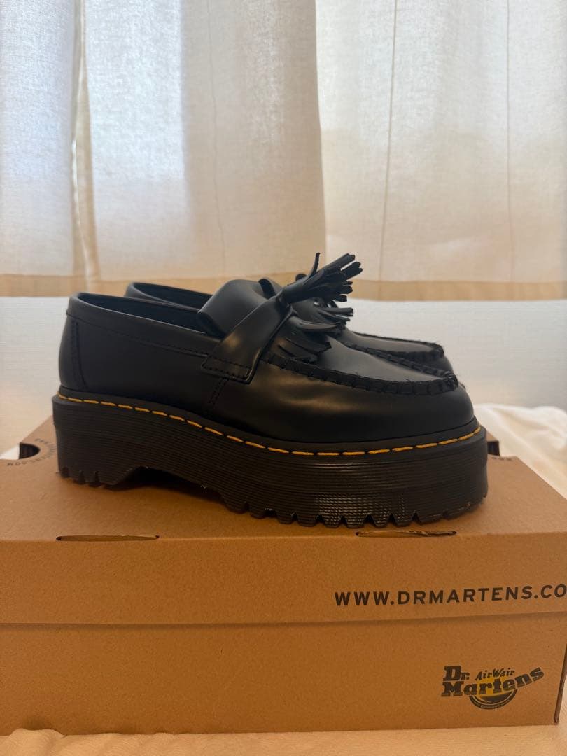ドクターマーチン エイドリアン クアッド　厚底ローファー 楽天市場】ドクターマーチン レディース 厚底 エイドリアン クアッド