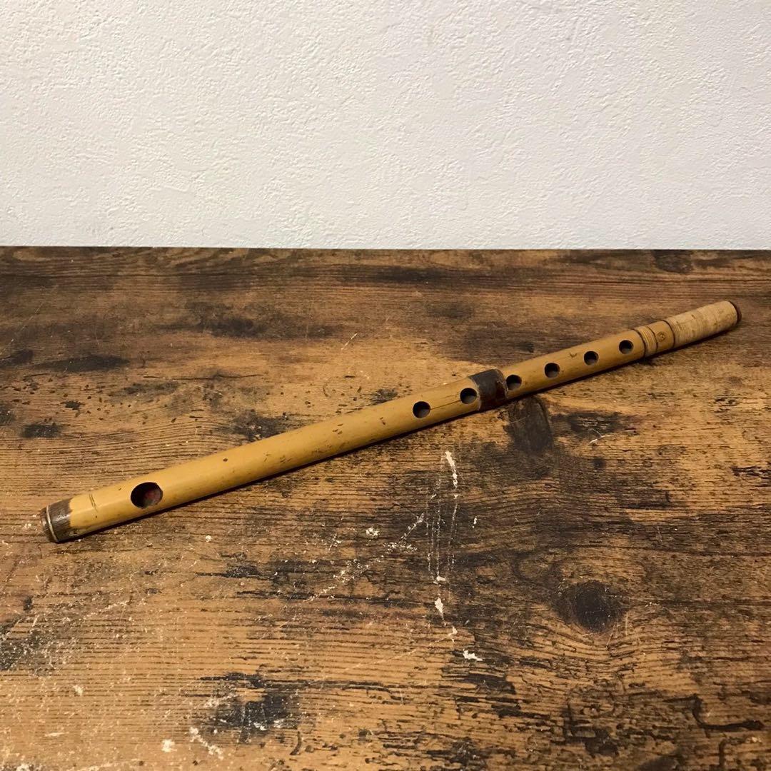 Is31 丸山篠笛 篠笛 楽器 古典調 唄物 竹製 昭和レトロ 京都 伝統的