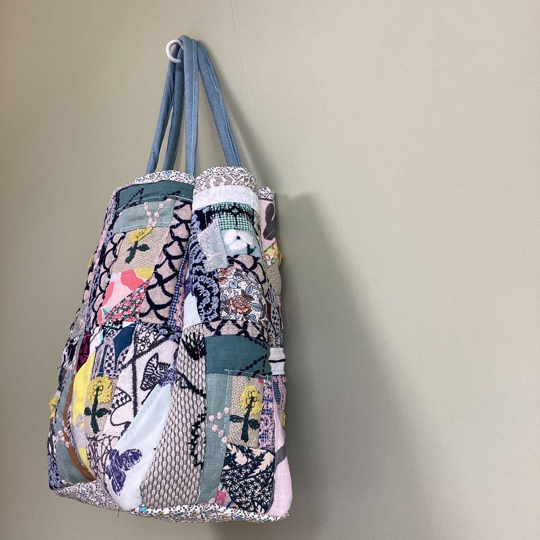 ミナペルホネン小さなハギレのパッチワークバッグハンドメイド - メルカリ