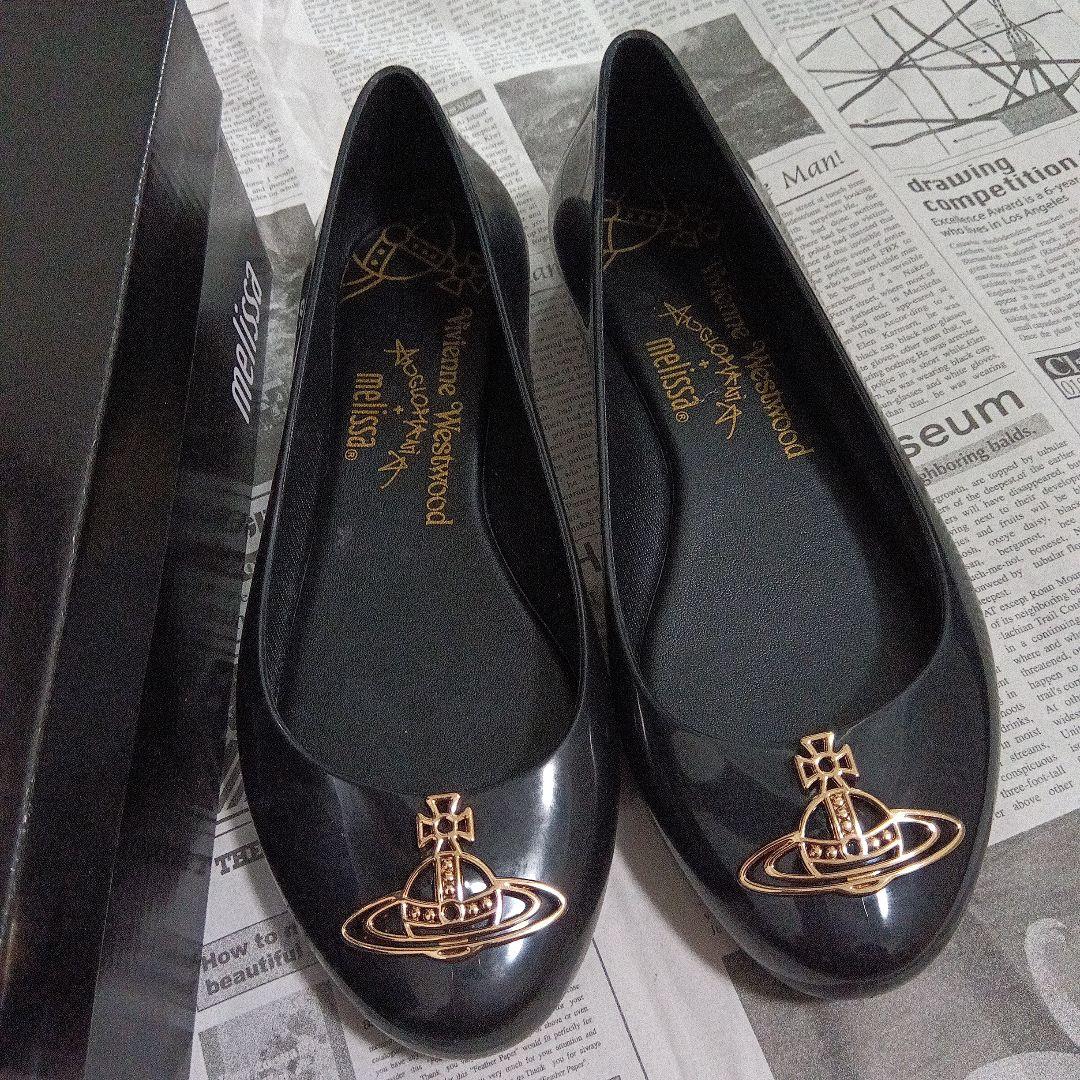 melissa×Vivienne Westwoodフラット・レインシューズ 25 楽天市場】ヴィヴィアン メリッサ フラットシューズ ラバーシューズ 靴