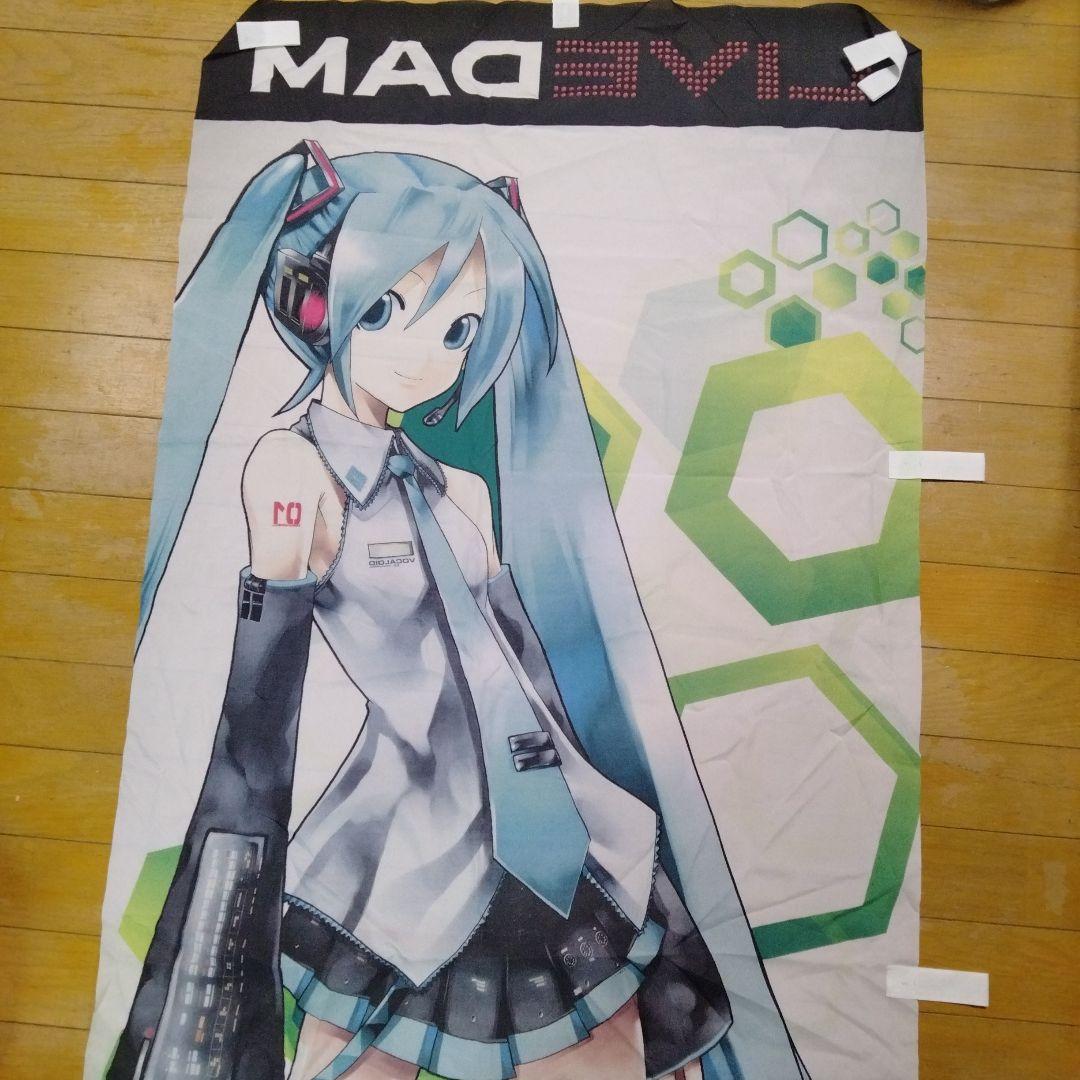 初音ミク カラオケ LIVE DAM 等身大のぼり 初音ミク カラオケDAM 等身