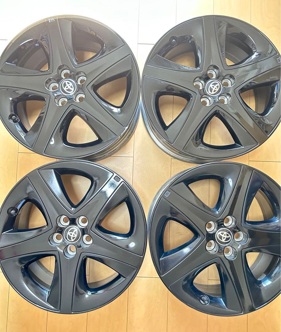 プリウス 50 前期 後期 純正ホイール ブラック 17インチ - メルカリ