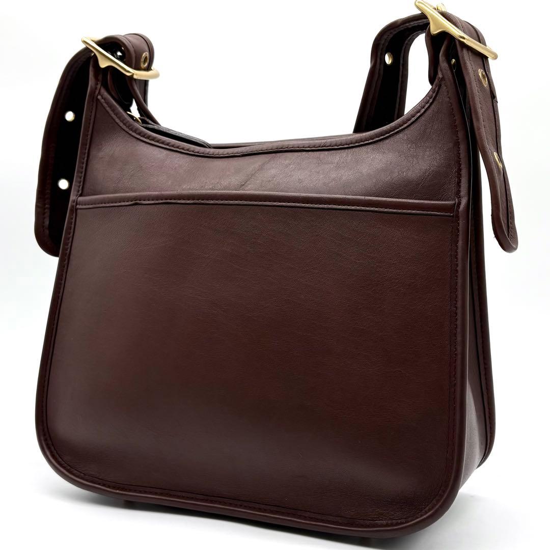 美品✨オールドコーチ ショルダーバッグ レザー ブラウン 9966 ゴールド金具 美品✨オールドコーチ ショルダーバッグ レザー ブラウン 9966