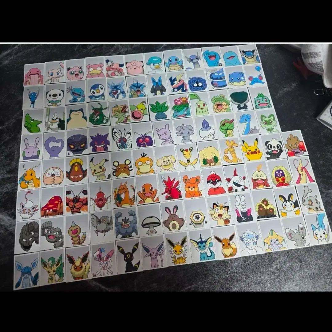 韓国ポップアップ限定ポケモン証明写真100種フルコンプリートセット