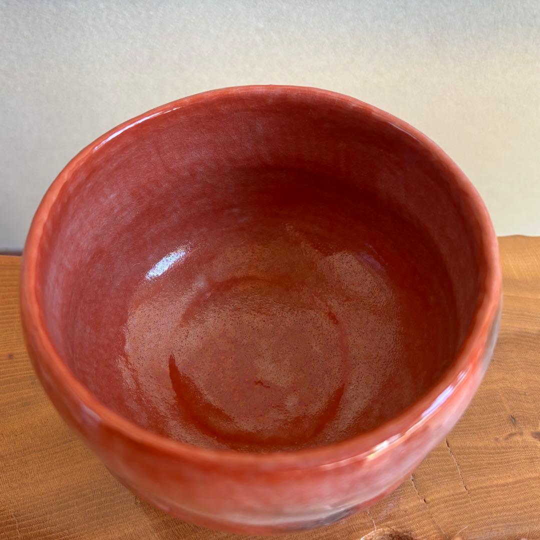赤楽茶碗 楽焼 昭楽 抹茶碗 茶道具 共箱(306Bc) - メルカリ