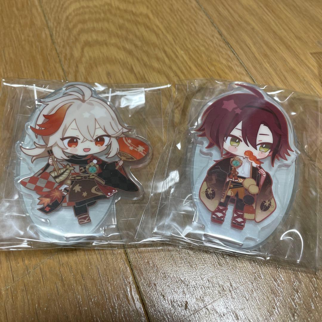 原神 楓原万葉 鹿野院平蔵 スイパラ アクスタ - メルカリ