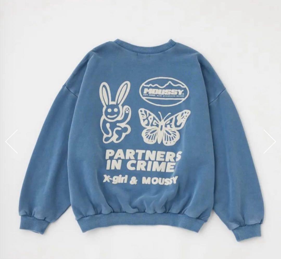 xgirl MOUSSY コラボ XG COLLECT トレーナー プルオーバー - メルカリ