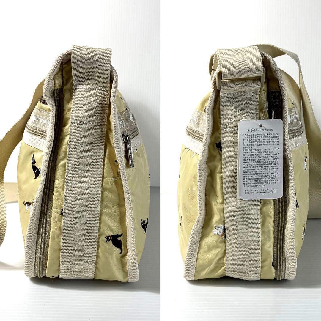 希少 新品 レスポートサック 猫刺繍 完売品 デラックスエブリデイ