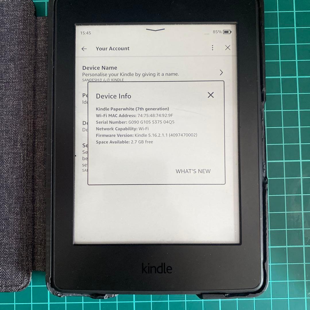 Kindle Paperwhite (第7世代) 4GB - メルカリ