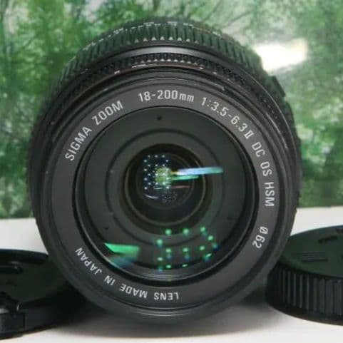 ❤手ぶれ補正して遠くも近くも撮れる☆シグマ 18-200mm DC キャノン
