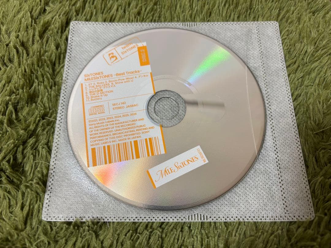 MILESixTONES -Best Tracks- 各Disc2 3枚セット