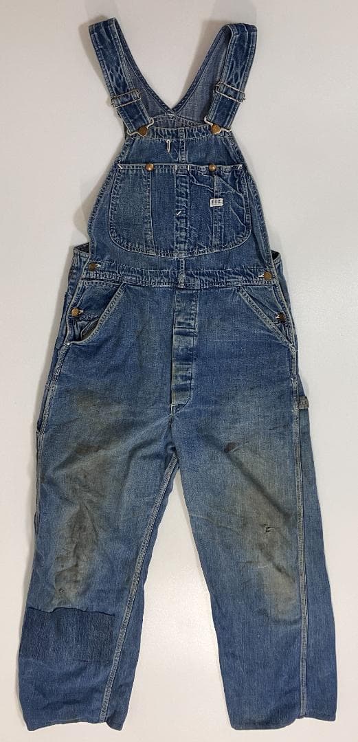 70s Lee 91-SB Jelt Denim デニムオーバーオール DEADSTOCK 70's LEE 91-SB JELTDENIM OVERALL」 - CROUT
