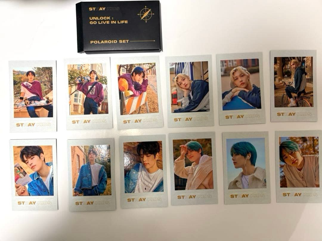 スキズ ポラロイドセット UNLOCK GO LIVE IN LIFE - メルカリ