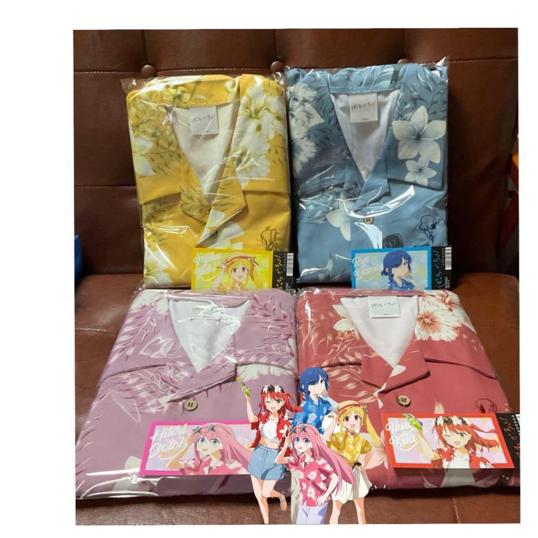 全種類　ぼっち・ざ・ろっく！　サマーフェア　アロハシャツ　フリーサイズ ぼっち・ざ・ろっく！新商品が8/2発売、アニメイトでフェアも開催