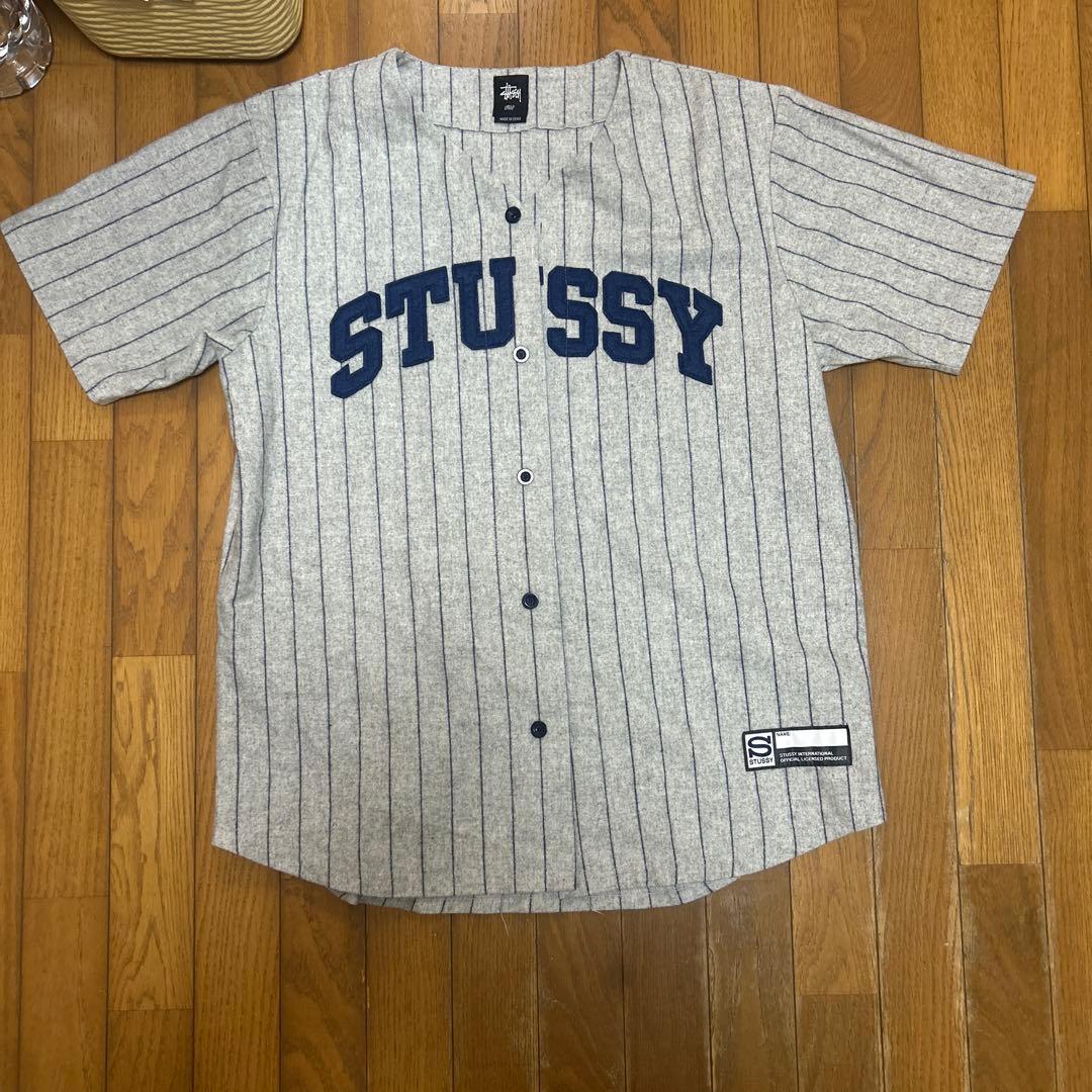 STUSSY ベースボールシャツ ゲームシャツL - メルカリ