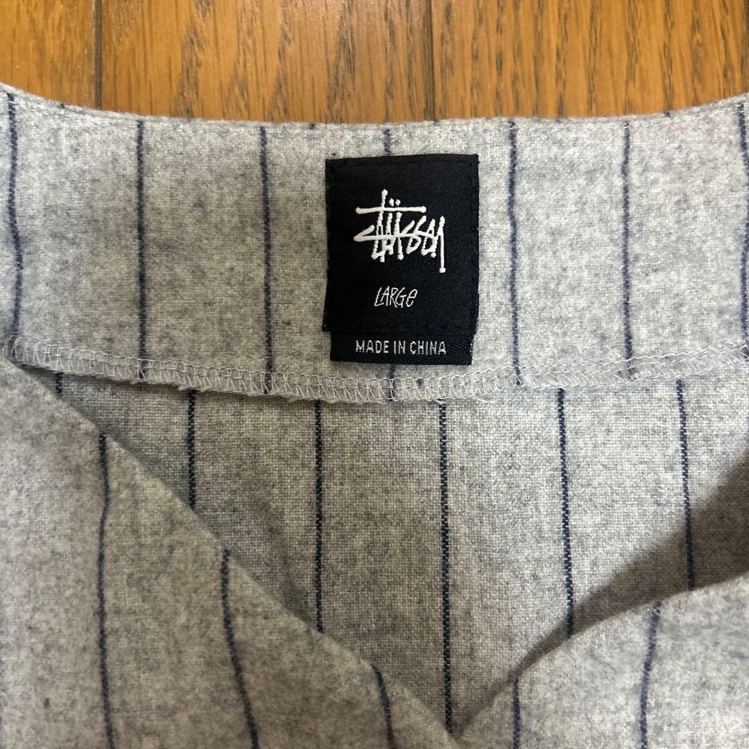 STUSSY ベースボールシャツ ゲームシャツL - メルカリ