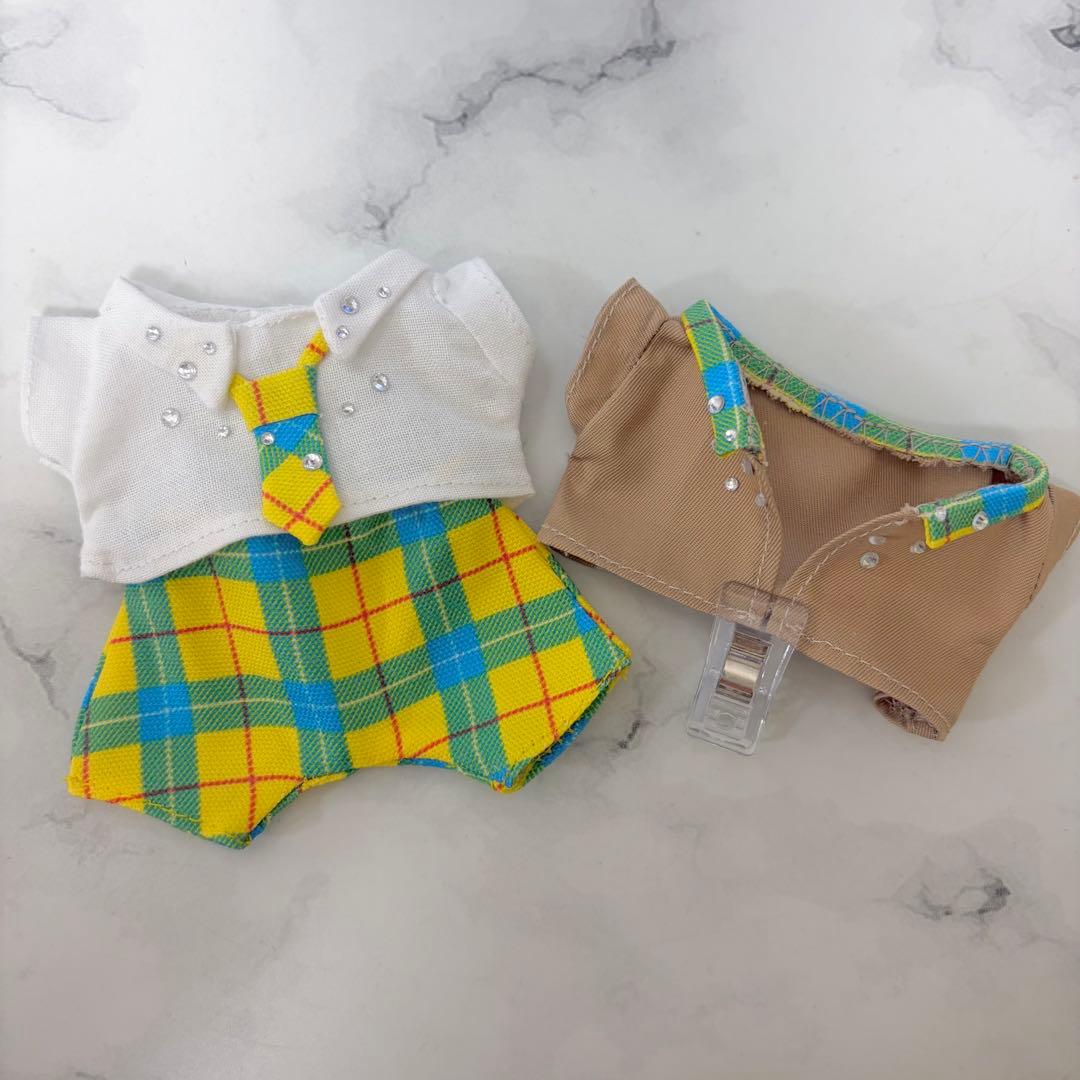 まろん〈ちびぬい服〉 ちびぬい コスチューム 服 na505 アルファ衣装 緑色担当 - d-cute