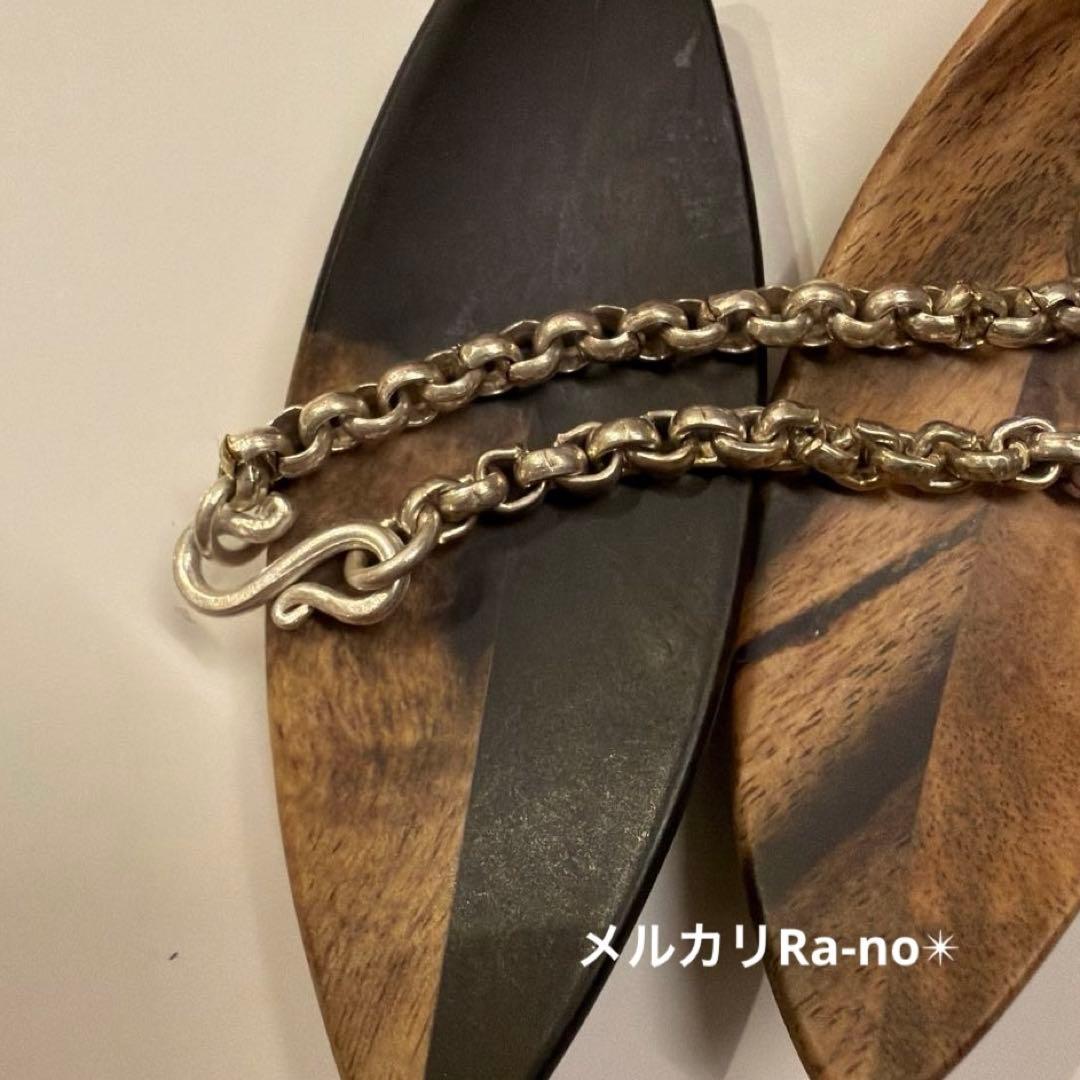 カレンシルバー チェーン ブレスレット ※B102-2