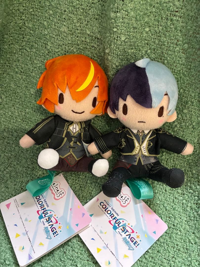 プロセカ ふわぷち ミニぬいぐるみ 東雲彰人 青柳冬弥 ビビパス - メルカリ