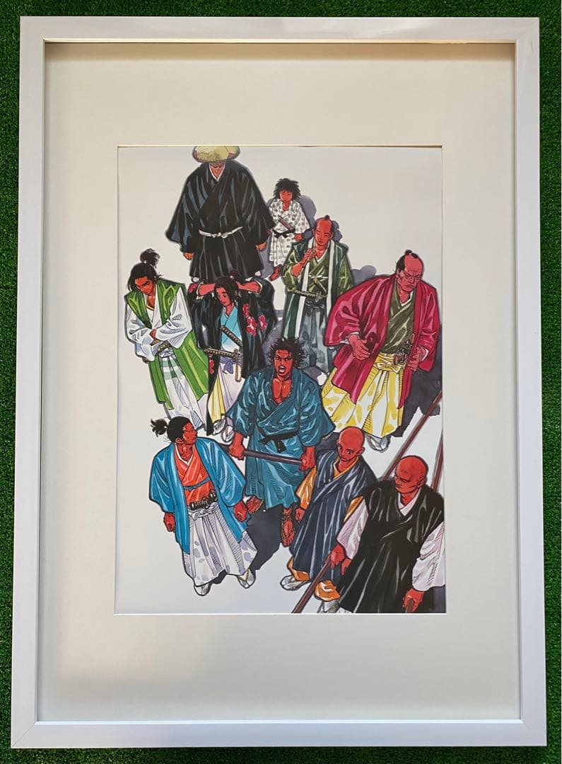 額装品】【1点のみ】バガボンド 井上雄彦 ポスター大ver Bの通販はau