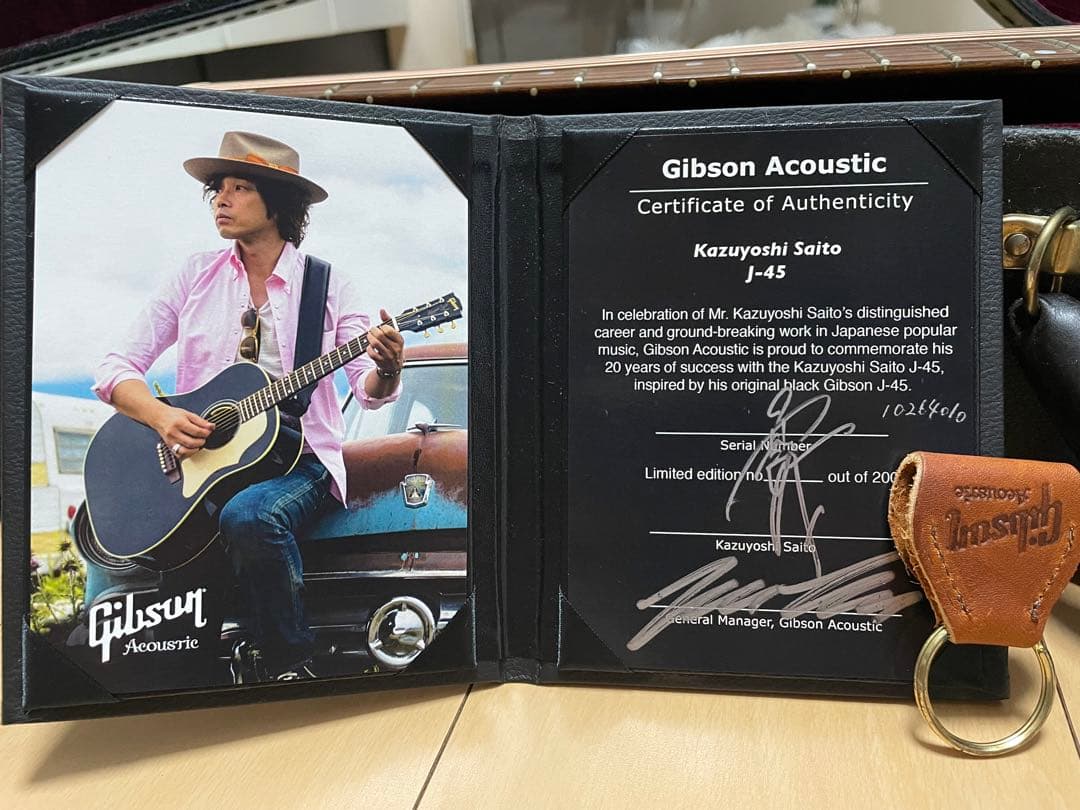 ミ*ロ様 Kazuyoshi Saito J-45 斉藤和義シグネイチャモデル