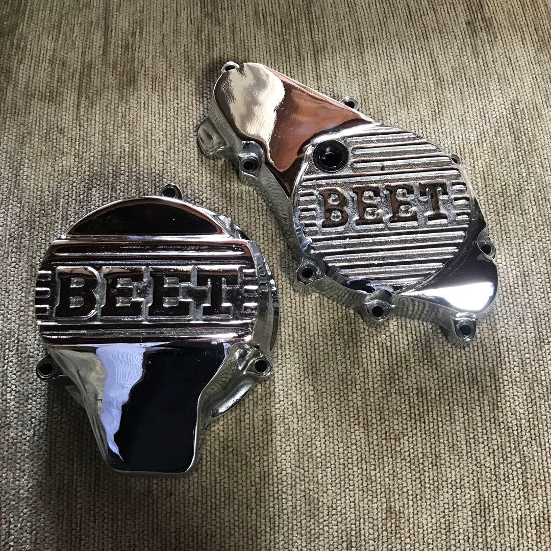 cbx400f BEET メッキ スターターカバー ジェネレーターカバーセット