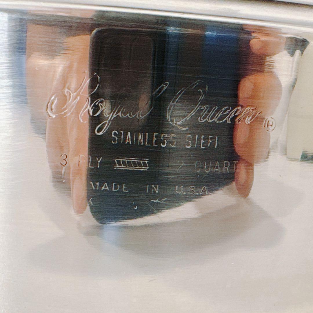 ロイヤルクイーン ROYAL QUEEN 2コート ステンレス鍋 IH非対応 - メルカリ