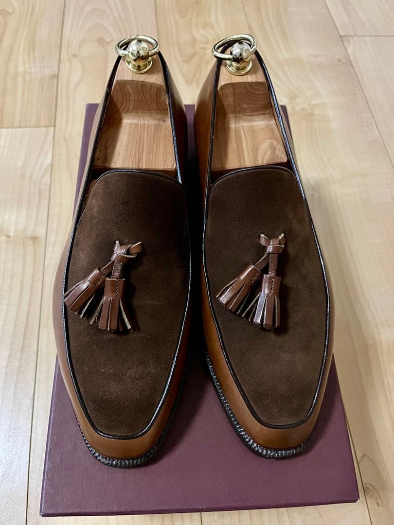 新春セール エンツォボナフェ × ビームスエフ タッセル 5.5 - メルカリ