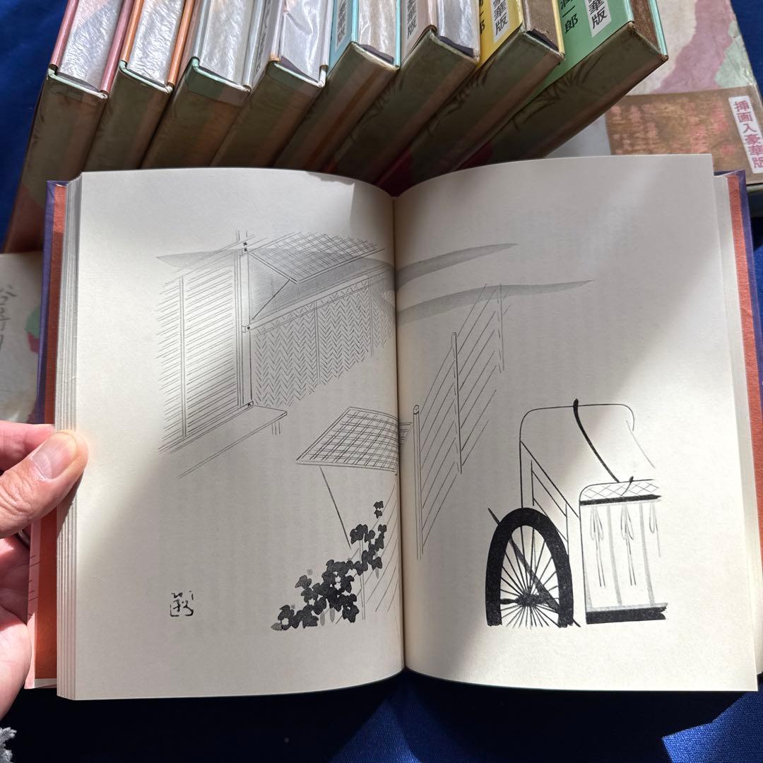 貴重・昭和39.40初刷多】谷崎潤一郎新々訳源氏物語全10巻 - メルカリ