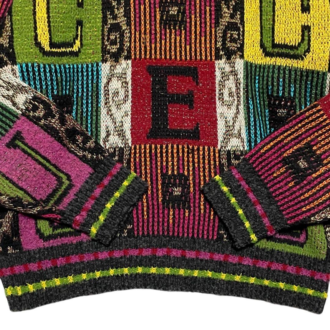 フィッチ ficce マルチカラー ニット セーター ドン小西 ヴィンテージ