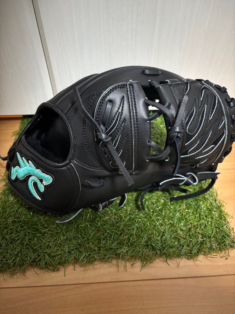 硬式用　日本製　BSM型 船迫モデル　RYU 投手　コユニ　ティファニーブルー GLOVE STUDIO RYU リュウ 限定硬式グラブ 船迫選手モデル 投手用