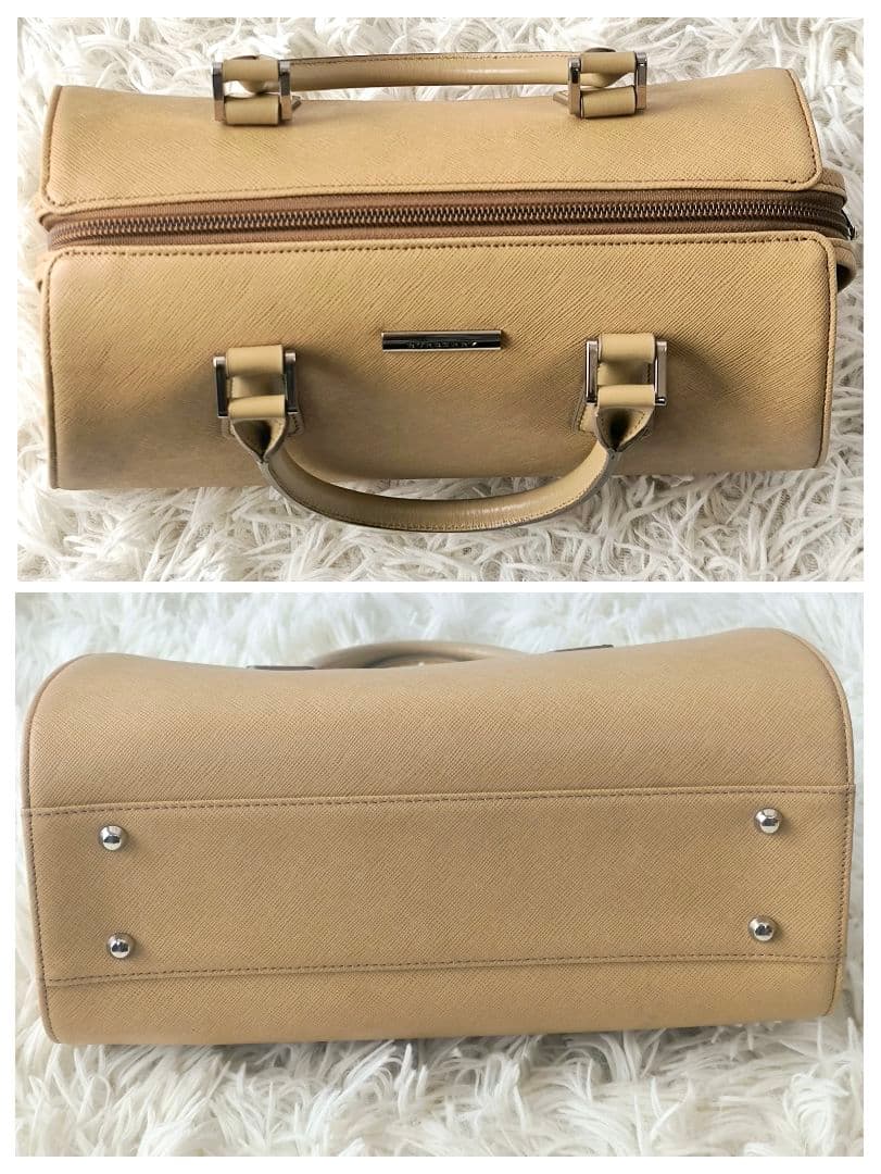 BURBERRY バーバリー ハンドバック ドラム サフィアーノレザー