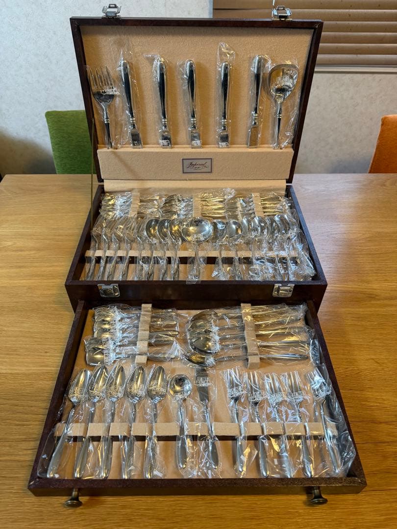 アズマ　カトラリーセット　インペリアル 18-18 ディナーセット〈60本〉 アズマ インペリアル 18-18ステンレス ディナーカトラリーセット