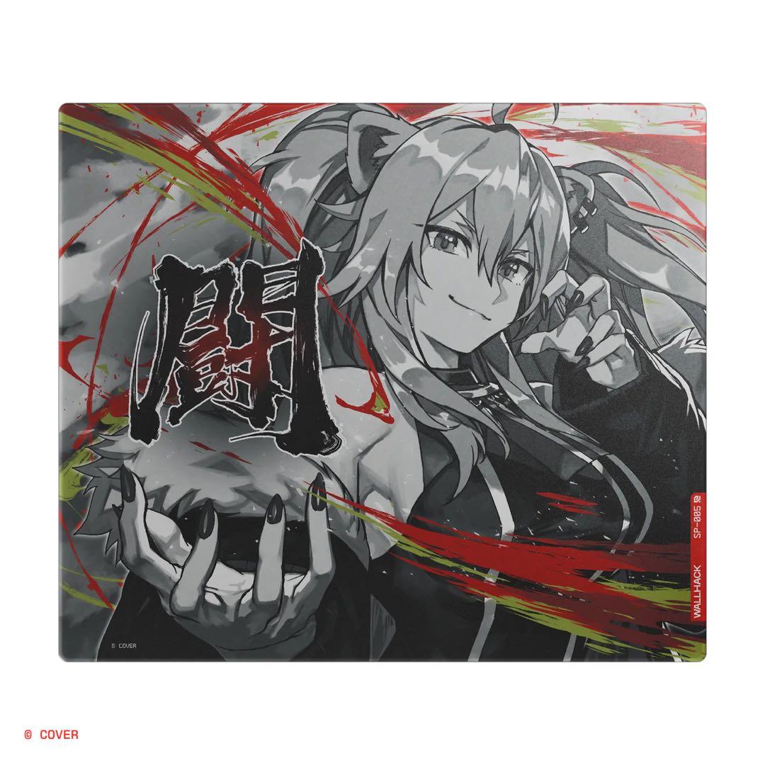 ガラスマウスパッド WALLHACK SP-005 獅白ぼたん - メルカリ