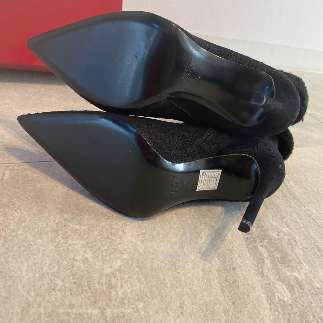 未使用 レネカオヴィラ Rene Caovilla ミンク ファー ブーツ